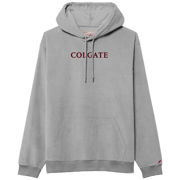 Men's League Collegiate Wear Gray Colgate Raiders Stretch Cord Pullover Hoodie