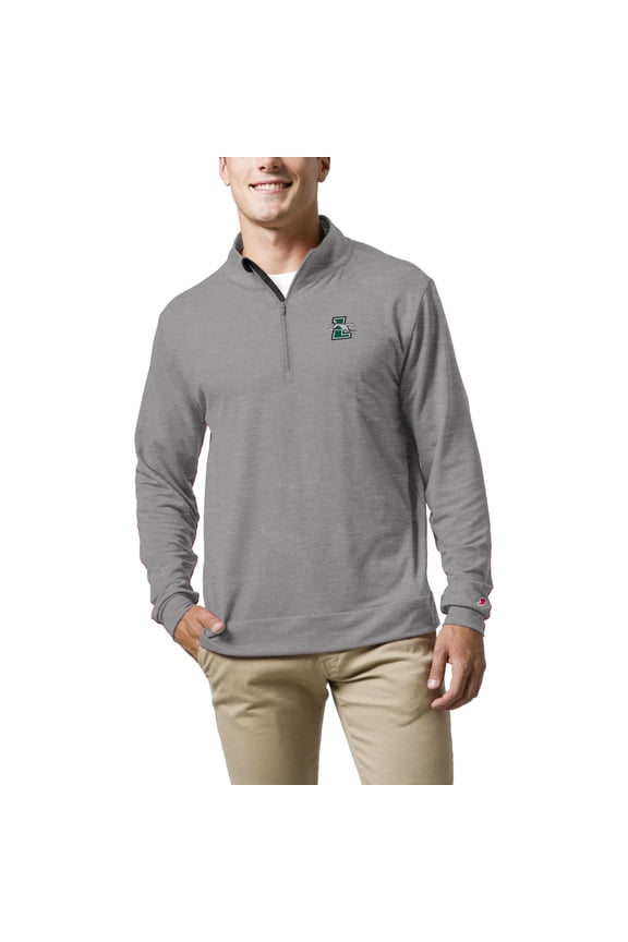Men's League Collegiate Wear Gray Loyola Greyhounds All Day Quarter-Zip Pullover Top
