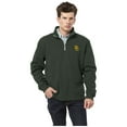 thumbnail image 1 of Men's League Collegiate Wear  Green Baylor Bears Essentials Fleece 2.0 Quarter-Zip Jacket, 1 of 1