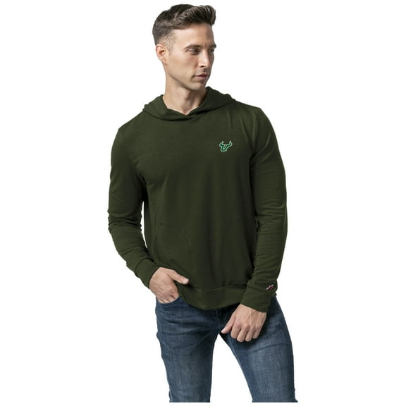Men's League Collegiate Wear Green South Florida Bulls All-Day Pullover Hoodie