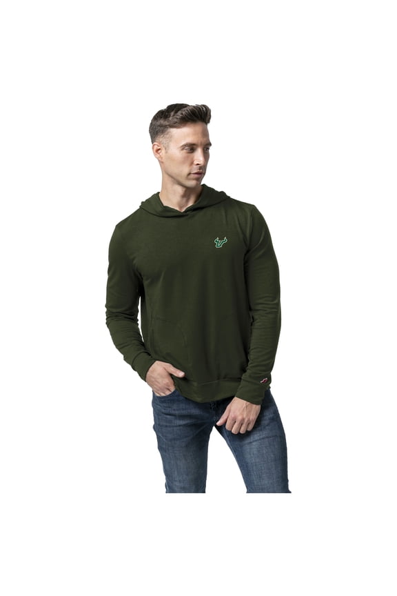 Men's League Collegiate Wear Green South Florida Bulls All-Day Pullover Hoodie