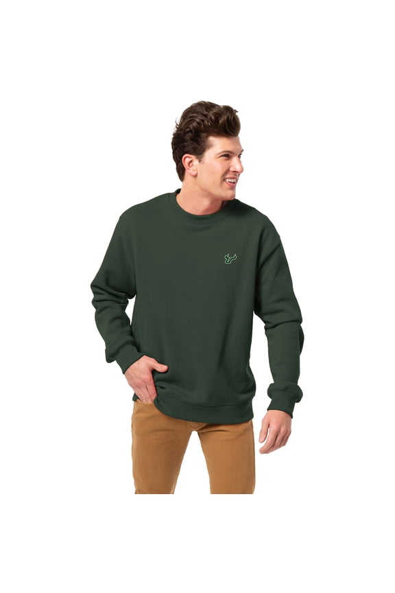 Men's-League Collegiate Wear  Green South Florida Bulls Essentials 2.0 Pullover Sweatshirt