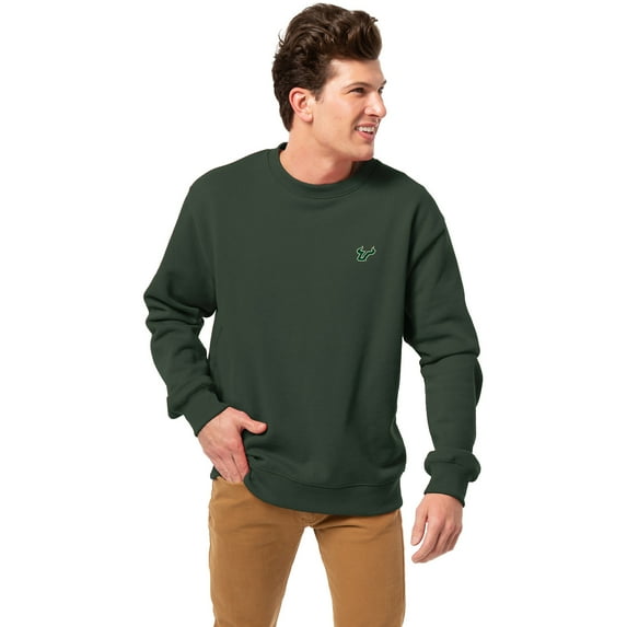 Men's-League Collegiate Wear Green South Florida Bulls Essentials 2.0 Pullover Sweatshirt
