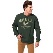 Mens-League Collegiate Wear Green South Florida Bulls Essentials 2.0 Pullover Sweatshirt