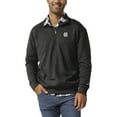thumbnail image 1 of Men's League Collegiate Wear  Heather Charcoal Holy Cross Crusaders  Heritage Tri-Blend Quarter-Zip Pullover Sweatshirt, 1 of 1