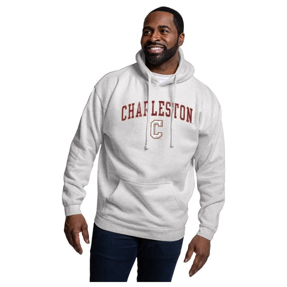 Men's League Collegiate Wear Heather Gray Charleston Cougars Essentials 2.0 Fleece Pullover Hoodie
