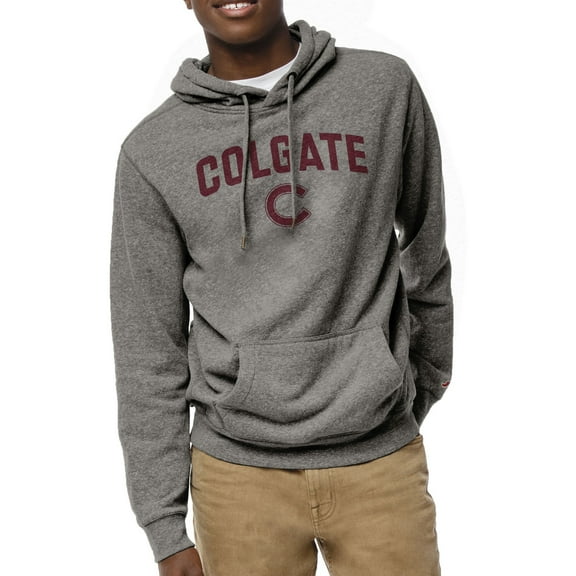 Men's League Collegiate Wear Heather Gray Colgate Raiders Heritage Tri-Blend Pullover Hoodie