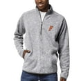 thumbnail image 1 of Men's League Collegiate Wear Heather Gray Florida Gators Saranac Raglan Quarter-Zip Jacket, 1 of 1