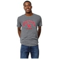 thumbnail image 1 of Men's League Collegiate Wear Heather Gray Houston Cougars Victory Falls Tri-Blend T-Shirt, 1 of 1