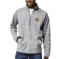 thumbnail image 1 of Men's League Collegiate Wear Heather Gray Iowa State Cyclones Saranac Raglan Quarter-Zip Jacket, 1 of 1