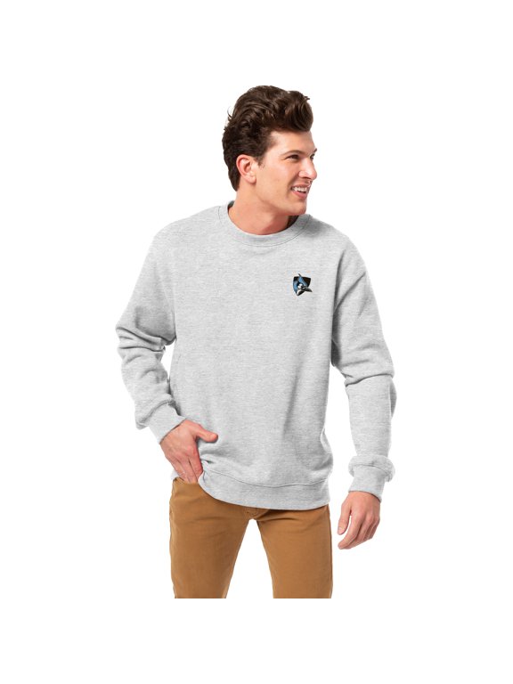 Men's League Collegiate Wear Heather Gray Johns Hopkins Blue Jays Essentials 2.0 Fleece Pullover Sweatshirt