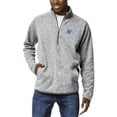 thumbnail image 1 of Men's League Collegiate Wear  Heather Gray Memphis Tigers  Saranac Quarter-Zip Pullover Top, 1 of 1