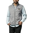 thumbnail image 1 of Men's League Collegiate Wear Heather Gray Missouri Tigers Saranac Collection Fleece Full-Zip Vest, 1 of 1