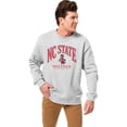 thumbnail image 1 of Men's League Collegiate Wear Heather Gray NC State Wolfpack Essentials 2.0 Fleece Pullover Sweatshirt, 1 of 1