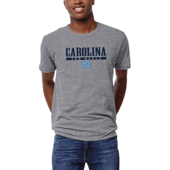 Men's League Collegiate Wear Heather Gray North Carolina Tar Heels Victory Falls Tri-Blend T-Shirt