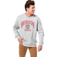 thumbnail image 1 of Men's League Collegiate Wear Heather Gray Northeastern Huskies Essentials 2.0 Fleece Pullover Sweatshirt, 1 of 1