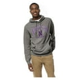 thumbnail image 1 of Men's League Collegiate Wear Heather Gray Northwestern Wildcats Heritage Tri-Blend Pullover Hoodie, 1 of 1