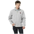 thumbnail image 1 of Men's League Collegiate Wear  Heather Gray Ole Miss Rebels Essentials Fleece 2.0 Quarter-Zip Jacket, 1 of 1