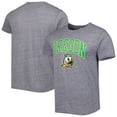 thumbnail image 1 of Men's League Collegiate Wear Heather Gray Oregon Ducks 1965 Arch Victory Falls Tri-Blend T-Shirt, 1 of 3