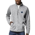thumbnail image 1 of Men's League Collegiate Wear Heather Gray Penn State Nittany Lions Saranac Raglan Quarter-Zip Jacket, 1 of 1