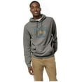 thumbnail image 1 of Men's League Collegiate Wear Heather Gray Pitt Panthers Heritage Tri-Blend Pullover Hoodie, 1 of 1