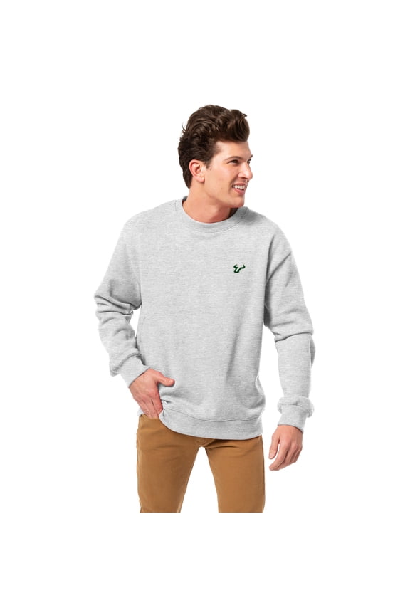 Men's-League Collegiate Wear  Heather Gray South Florida Bulls Essentials 2.0 Pullover Sweatshirt