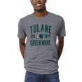 thumbnail image 1 of Men's League Collegiate Wear Heather Gray Tulane Green Wave 1274 Victory Falls T-Shirt, 1 of 1