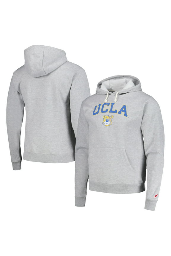 Men's League Collegiate Wear Heather Gray UCLA Bruins Tall Arch Essential Pullover Hoodie