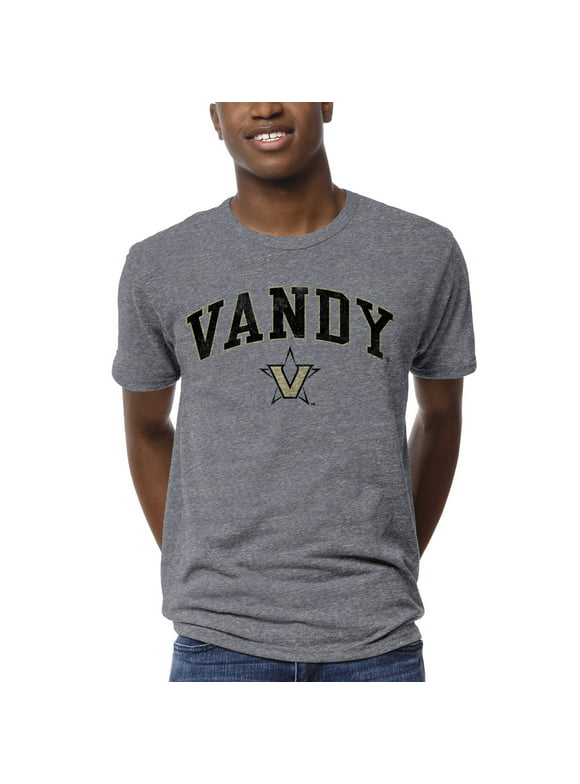Men's League Collegiate Wear Heather Gray Vanderbilt Commodores 1965 Victory Falls T-Shirt