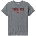 thumbnail image 1 of Men's League Collegiate Wear  Heather Gray Virginia Tech Hokies  Victory Falls Tri-Blend T-Shirt, 1 of 1