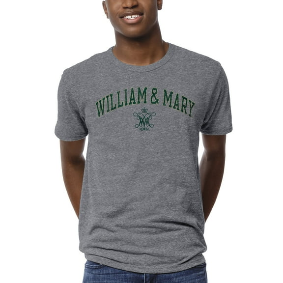 Men's League Collegiate Wear Heather Gray William & Mary Tribe 1965 Victory Falls T-Shirt