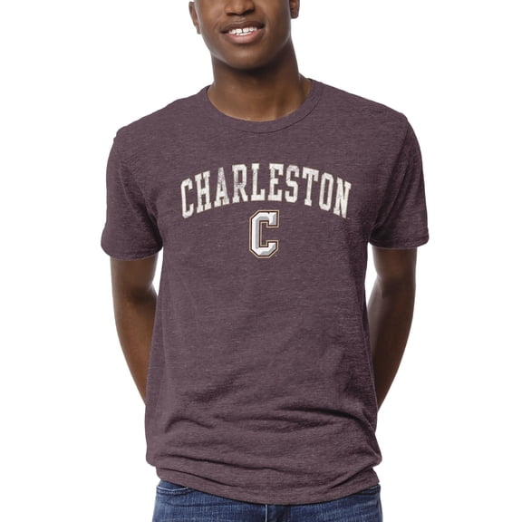Men's League Collegiate Wear Heather Maroon Charleston Cougars 1965 Victory Falls T-Shirt