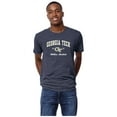thumbnail image 1 of Men's League Collegiate Wear Heather Navy Georgia Tech Yellow Jackets Victory Falls Tri-Blend T-Shirt, 1 of 1