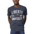 thumbnail image 1 of Men's League Collegiate Wear Heather Navy Liberty Flames 1274 Victory Falls T-Shirt, 1 of 1