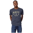 thumbnail image 1 of Men's League Collegiate Wear Heather Navy Navy Midshipmen Victory Falls Tri-Blend T-Shirt, 1 of 1