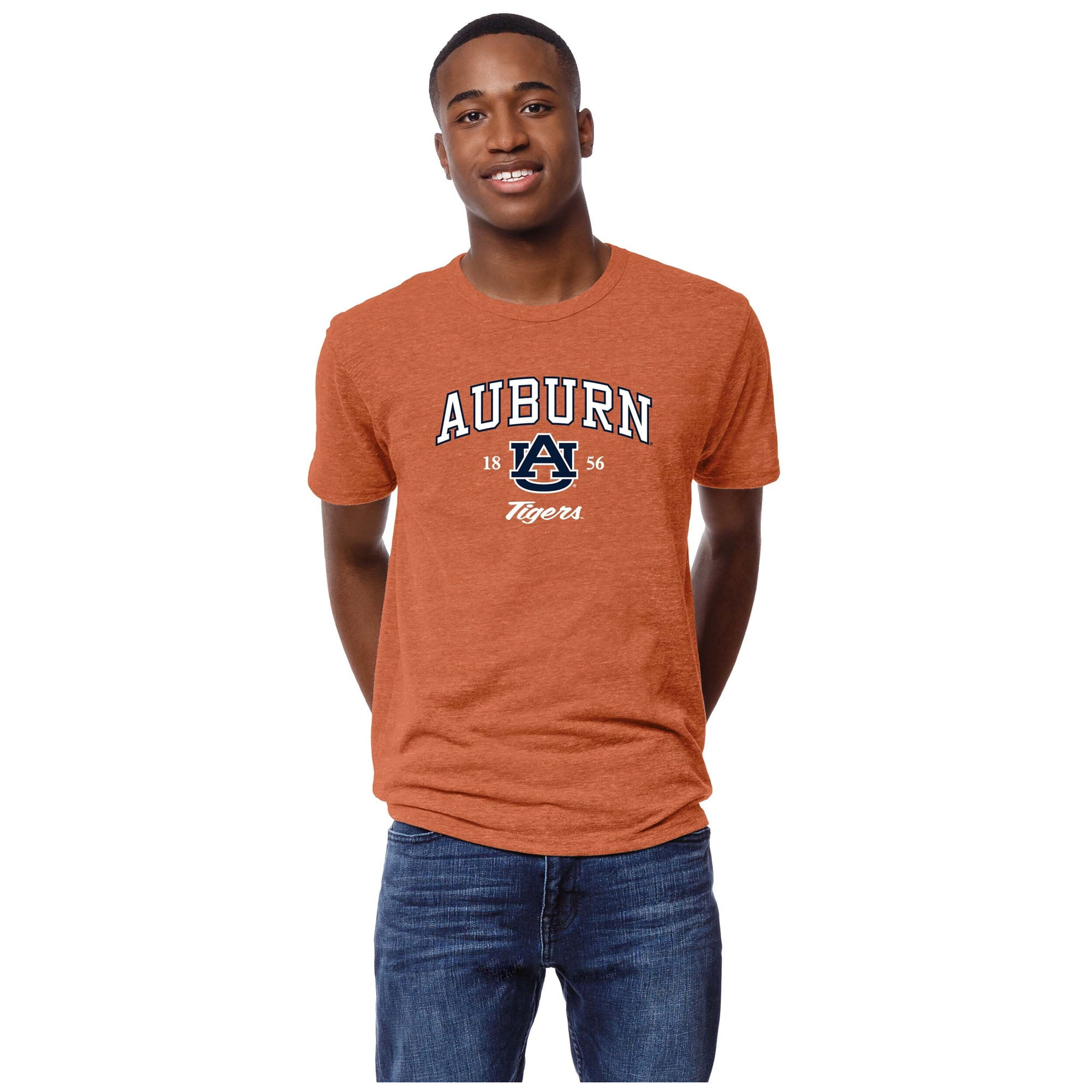 Men's League Collegiate Wear Heather Orange Auburn Tigers Victory Falls  Tri-Blend T-Shirt - Walmart.com, image size:2000x2000