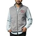 thumbnail image 1 of Men's League Collegiate Wear Heathered Gray South Carolina Gamecocks Saranac Full-Zip Vest, 1 of 1