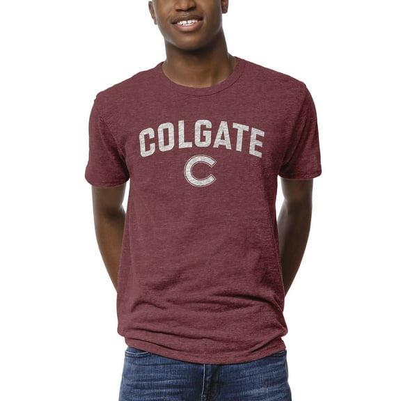 Men's League Collegiate Wear Heathered Maroon Colgate Raiders 1274 Victory Falls T-Shirt
