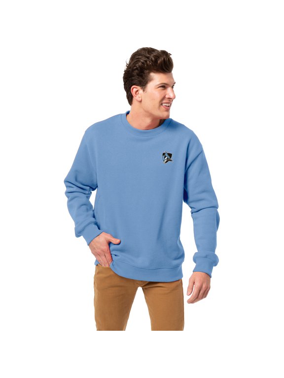 Men's League Collegiate Wear Light Blue Johns Hopkins Blue Jays Essentials 2.0 Fleece Pullover Sweatshirt