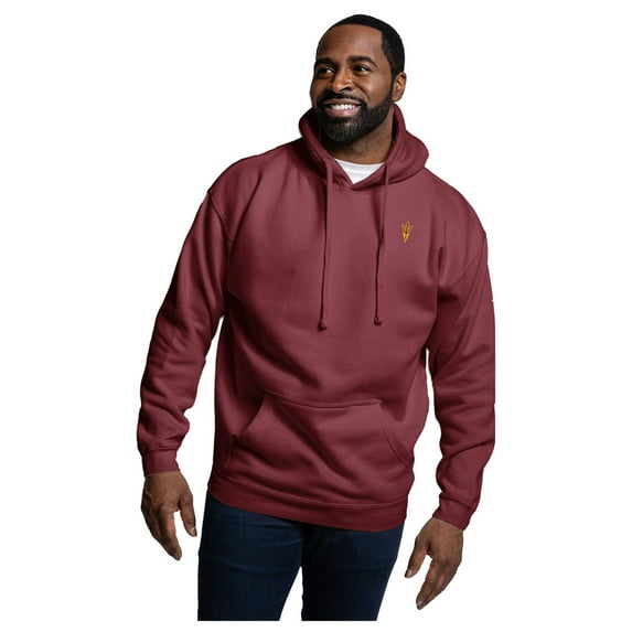 Men's-League Collegiate Wear Maroon Arizona State Sun Devils Essentials 2.0 Fleece Pullover Hoodie