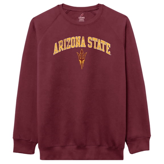 Men's-League Collegiate Wear  Maroon Arizona State Sun Devils Essentials 2.0 Pullover Sweatshirt