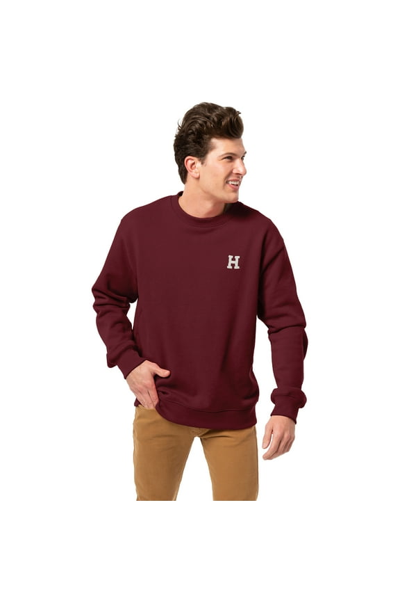 Men's-League Collegiate Wear  Crimson Harvard Crimson Essentials 2.0 Pullover Sweatshirt