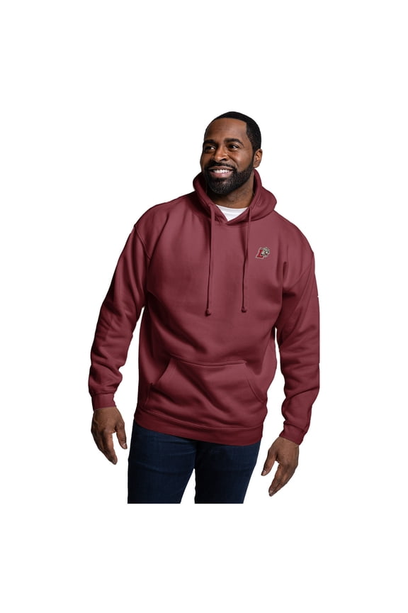 Men's-League Collegiate Wear  Maroon Lafayette College Leopards Essentials 2.0 Fleece Pullover Hoodie