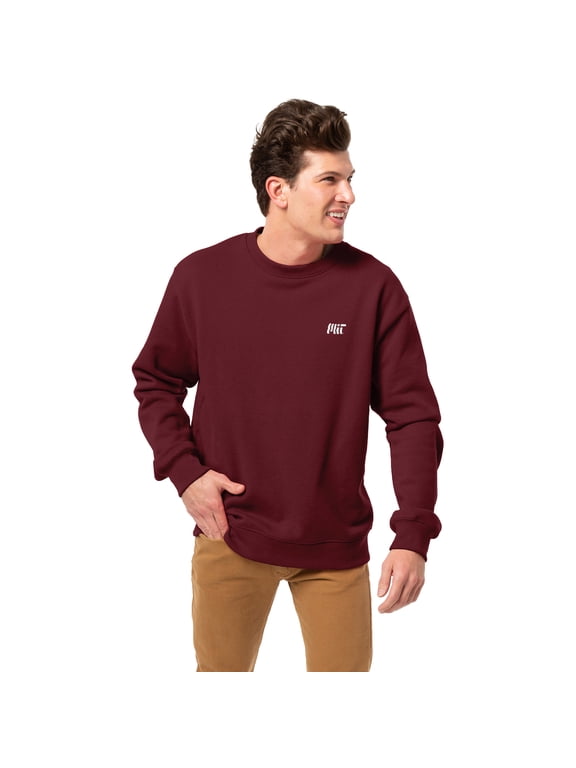 Men's-League Collegiate Wear Maroon MIT Engineers Essentials 2.0 Pullover Sweatshirt