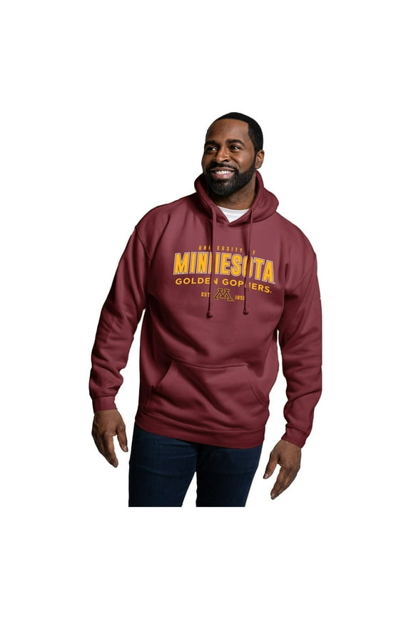 Men's-League Collegiate Wear  Maroon Minnesota Golden Gophers Essentials 2.0 Fleece Pullover Hoodie