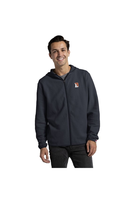 Men's League Collegiate Wear Navy Bucknell Bison Summit Full-Zip Hoodie