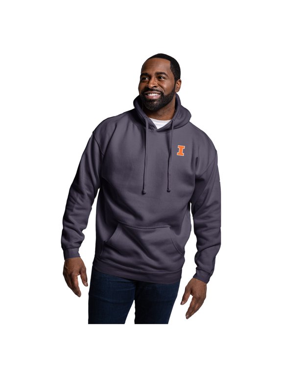 Men's League Collegiate Wear Navy Illinois Fighting Illini Essentials 2.0 Fleece Pullover Hoodie