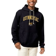 Men's League Collegiate Wear  Navy Quinnipiac Bobcats  Essential Fleece Pullover Hoodie