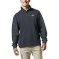 thumbnail image 1 of Men's League Collegiate Wear  Navy Quinnipiac Bobcats  Fleece Quarter Snap Up Pullover Sweatshirt, 1 of 1