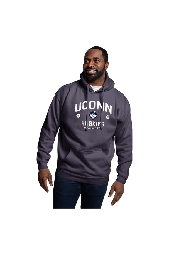 Men's League Collegiate Wear Navy UConn Huskies Essentials 2.0 Fleece Pullover Hoodie